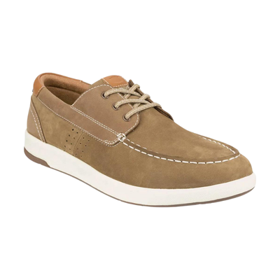 FLORSHEIM Cross Over Boat Shoe - Mushroom