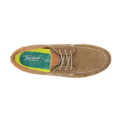 FLORSHEIM Cross Over Boat Shoe - Mushroom