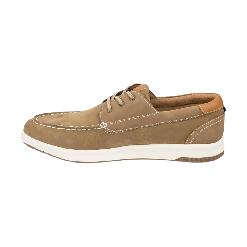 FLORSHEIM Cross Over Boat Shoe - Mushroom