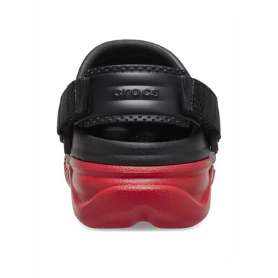 CROCS Clog Duet Max II - Black/Varsity Red