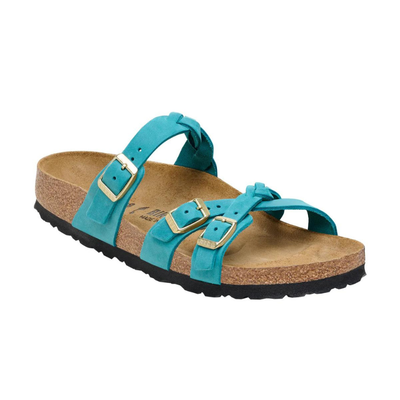 BIRKENSTOCK Franca Braided Oiled Leather Narrow - Biscay Bay