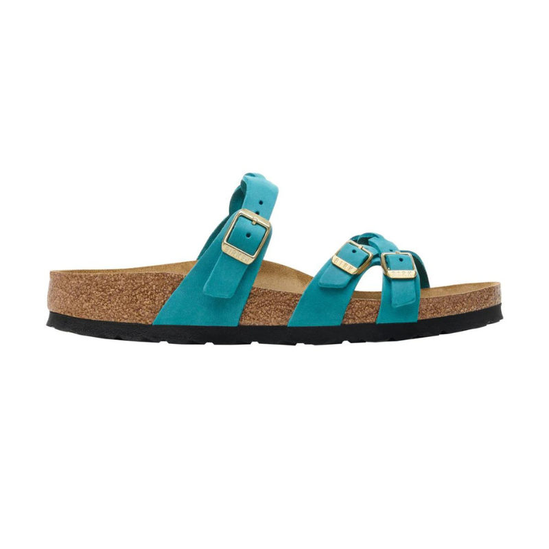 BIRKENSTOCK Franca Braided Oiled Leather Narrow - Biscay Bay