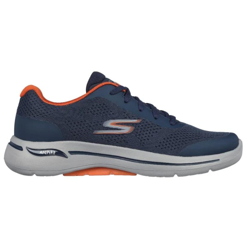 SKECHERS  Go Walk Arch Fit-Guidline - Navy/Orange