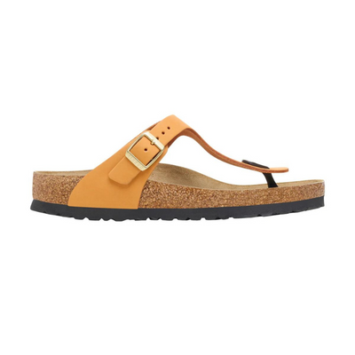 BIRKENSTOCK Gizeh Nubuck Leather Regular - Burnt Orange