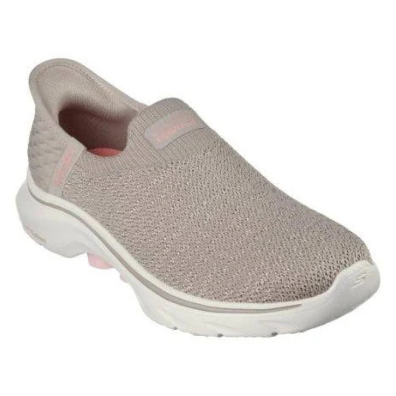 SKECHERS  Go Walk 7 Slip-Ins (Wide Fit) Springtime -Taupe