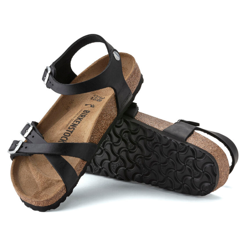 BIRKENSTOCK Kumba Oiled Leather Narrow - Black