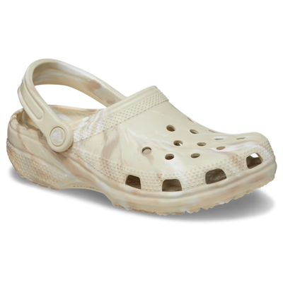 CROCS  Classic Marbled Clog - Bone/Multi