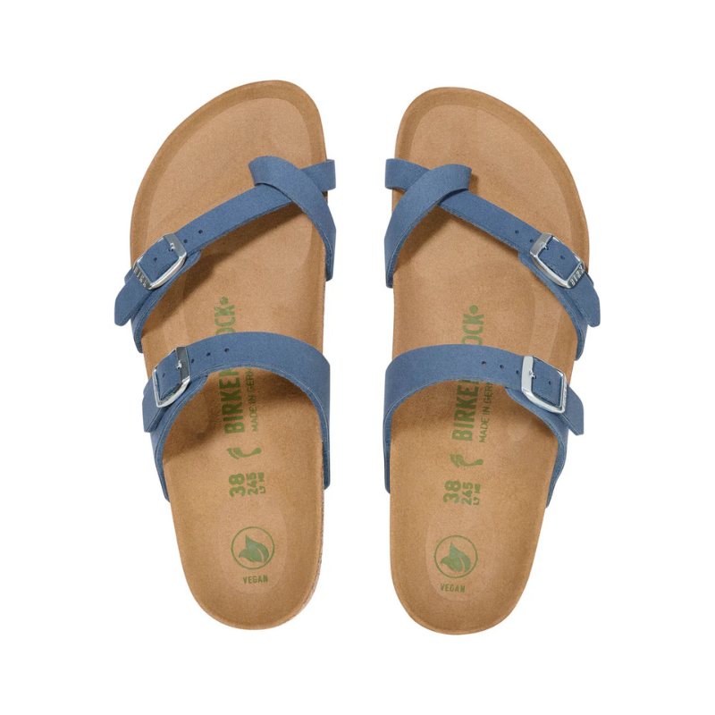 BIRKENSTOCK Mayari Vegan Birkibuc Regular - Elemental Blue