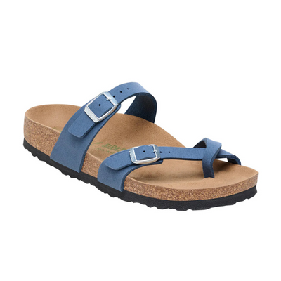 BIRKENSTOCK Mayari Vegan Birkibuc Regular - Elemental Blue