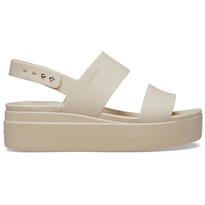 CROCS  Brooklyn Low Wedge - Sandstone