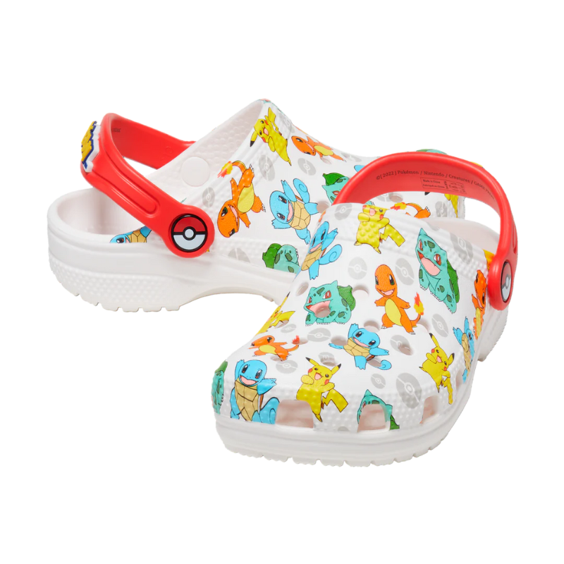 CROCS Classic Clog Pokemon Kids - White/Multi