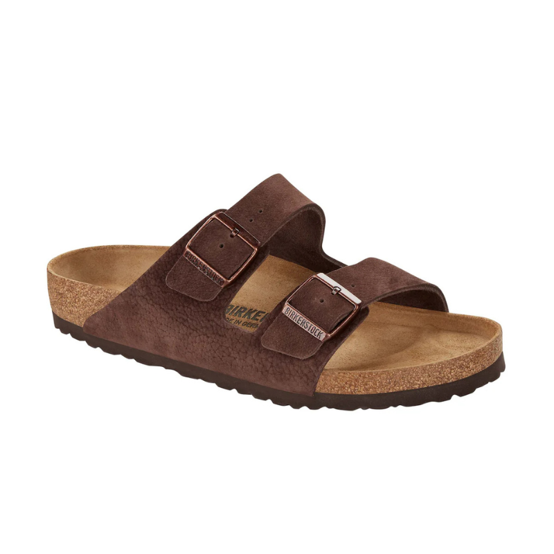 BIRKENSTOCK Arizona Nubuck Leather Regular - Desert Buck Roast