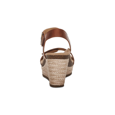 AETREX Sydney Espadrille Quarter Strap - Walnut