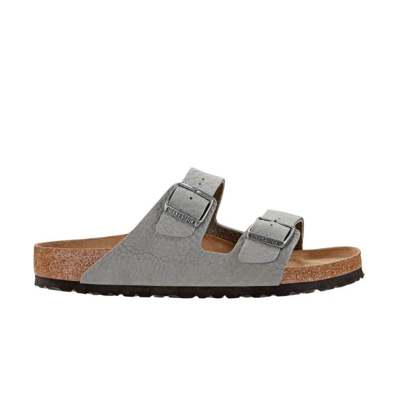 BIRKENSTOCK Arizona Nubuck Leather Regular - Desert Buck Whale Grey