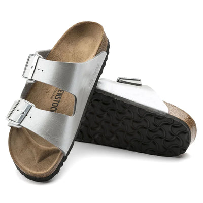 BIRKENSTOCK Arizona Birko-Flor Narrow - Silver