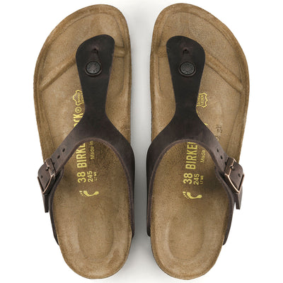 BIRKENSTOCK GIZEH HABANA OILED LEATHER REGULAR - getset-footwear.myshopify.com