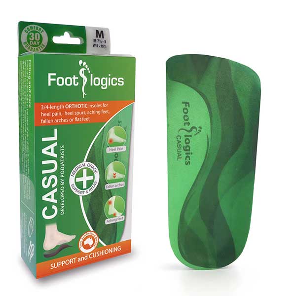 FOOTLOGICS CASUAL 3/4 ORTHOTIC - getset-footwear.myshopify.com