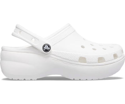 CROCS  Classic Platform Clog - White