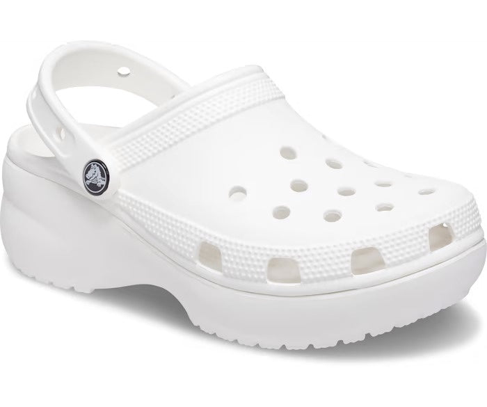 CROCS  Classic Platform Clog - White