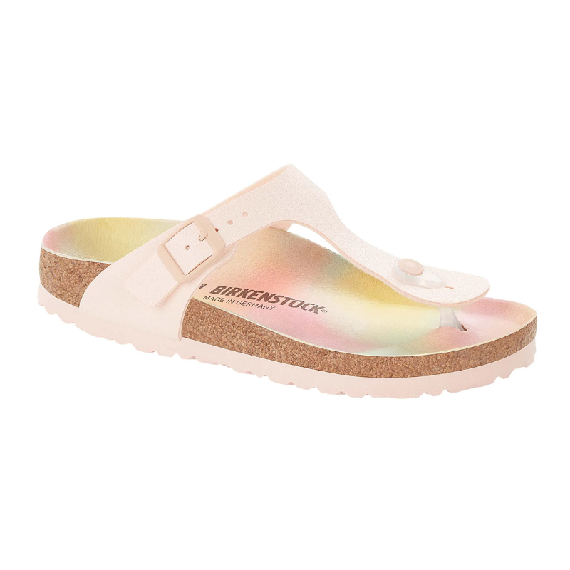 BIRKENSTOCK  Gizeh Vegan Birkibuc Regular - Light Rose